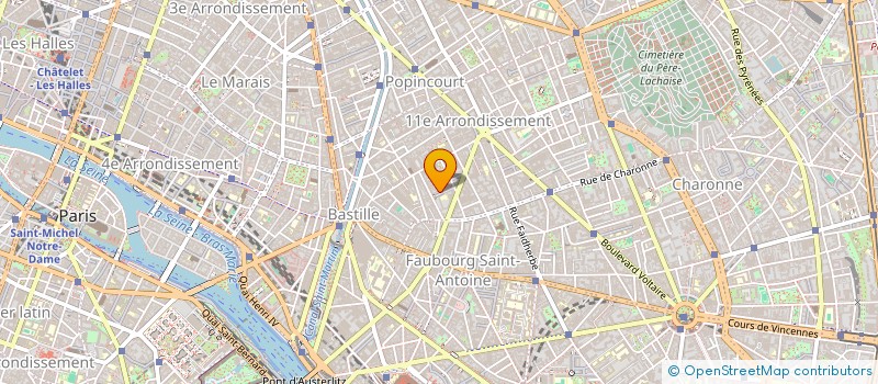 localisation de l'entreprise SCI BAGUEIXE  PARIS