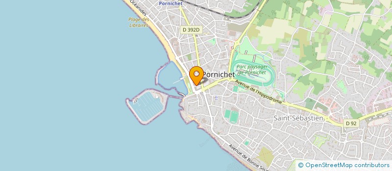 localisation de l'entreprise SCI BAGUENEAU à PORNICHET