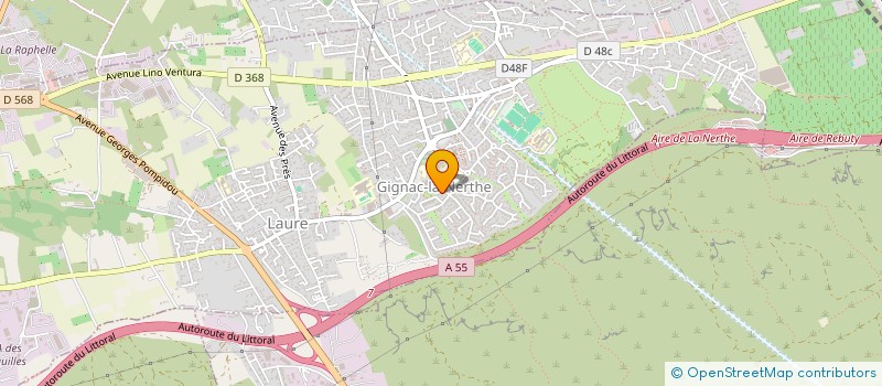 localisation de l'entreprise SCI BAGUET à GIGNAC-LA-NERTHE