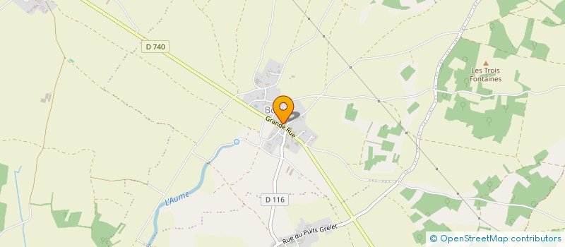 localisation de l'entreprise SCI BAGUI  CHEF-BOUTONNE