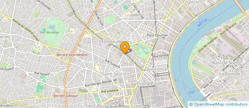 localisation de l'entreprise SCI BAGUS  BORDEAUX