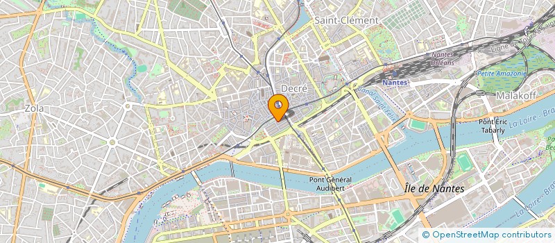 localisation de l'entreprise SCI BAGUY à NANTES