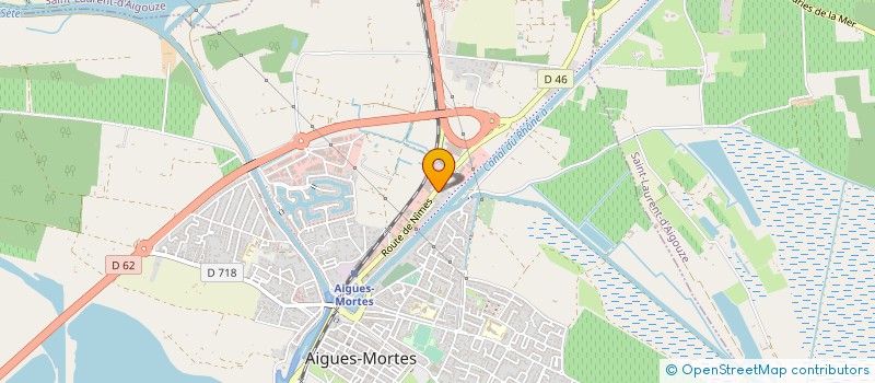 localisation de l'entreprise SCI BAHAMAS  AIGUES-MORTES