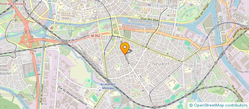 localisation de l'entreprise SCI BAHAR  STRASBOURG