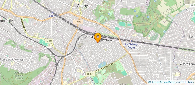 localisation de l'entreprise SCI BAHI à GAGNY