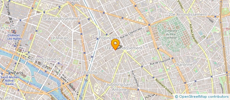 localisation de l'entreprise SCI BAHIA  PARIS