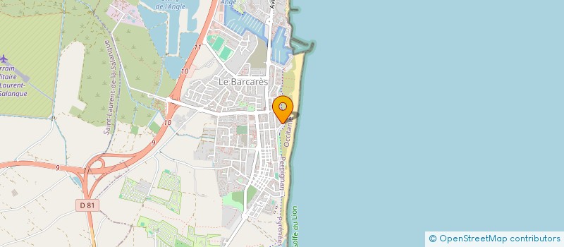localisation de l'entreprise SCI BAHIA  LE BARCARES