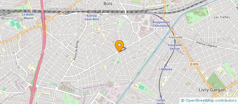 localisation de l'entreprise SCI BAHIA  AULNAY-SOUS-BOIS