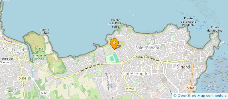 localisation de l'entreprise SCI BAHIA  DINARD