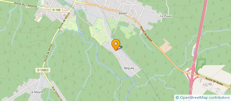 localisation de l'entreprise SCI BAHIAVIE  SALLES