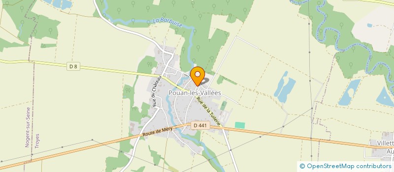 localisation de l'entreprise SCI BAHIER CAMPS  POUAN-LES-VALLEES