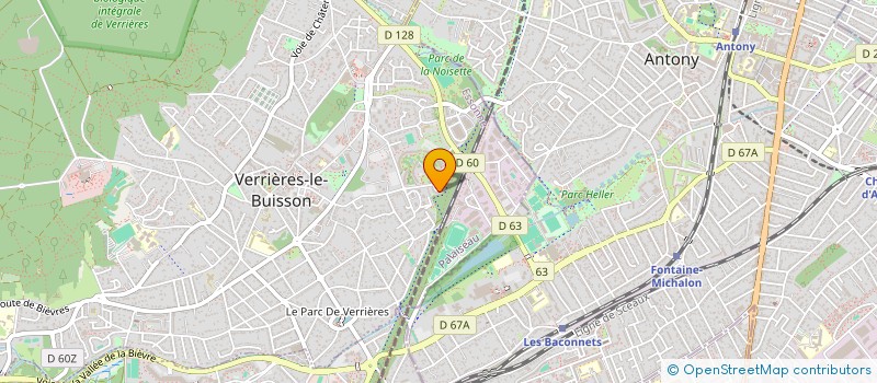 localisation de l'entreprise SCI BAHJJA FISCHMAN DENISSELLE à VERRIERES-LE-BUISSON