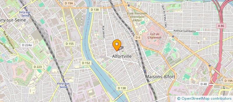 localisation de l'entreprise SCI BAHKEZ à ALFORTVILLE