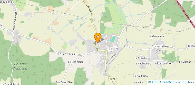 localisation de l'entreprise SCI BAHM  RIVES-DU-LOIR-EN-ANJOU