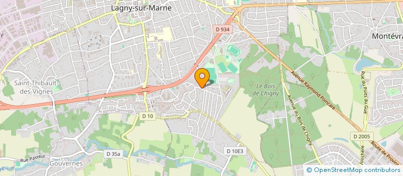 localisation de l'entreprise SCI BAHOO  LAGNY-SUR-MARNE