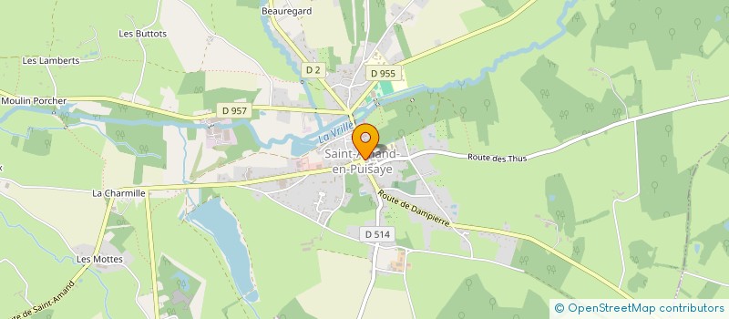 localisation de l'entreprise SCI BAHOUS à SAINT-AMAND-EN-PUISAYE