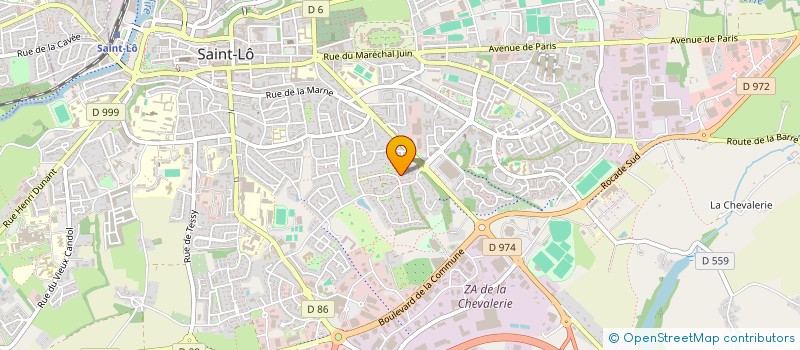 localisation de l'entreprise SCI BAHUNONA  SAINT-LO