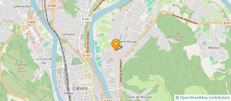 localisation de l'entreprise SCI BAIA  CAHORS