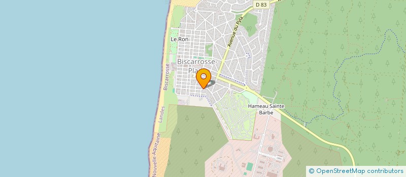 localisation de l'entreprise SCI BAIA  BISCARROSSE