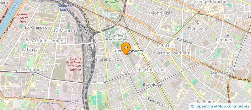 localisation de l'entreprise SCI BAIBOU  LYON