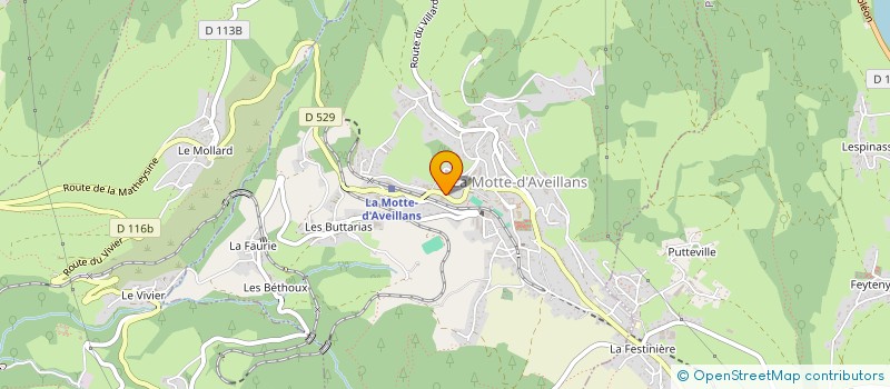 localisation de l'entreprise SCI BAIE DES ANGES  LA MOTTE-D'AVEILLANS