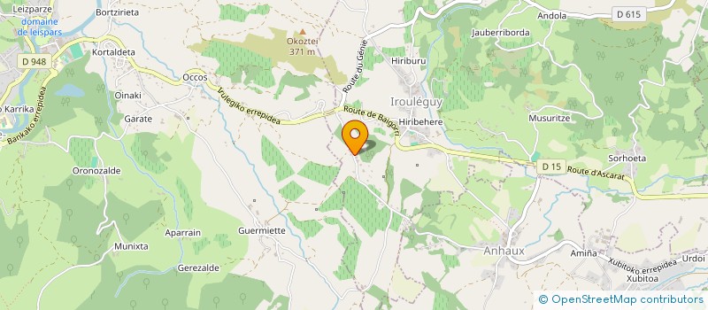 localisation de l'entreprise SCI BAIGURA  IROULEGUY