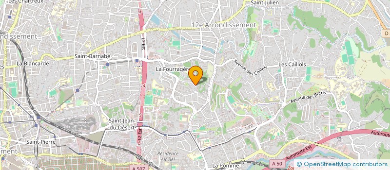 localisation de l'entreprise SCI BAILA à MARSEILLE