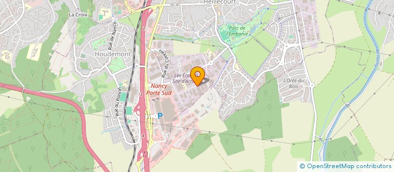 localisation de l'entreprise SCI BAILA  HEILLECOURT