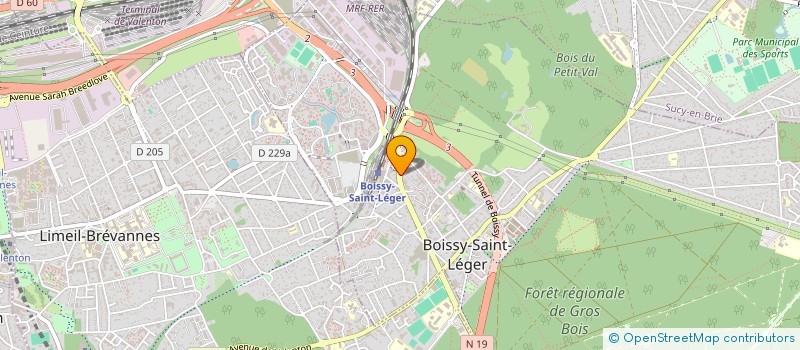 localisation de l'entreprise SCI BAILLARD PATRIMOINE à BOISSY-SAINT-LEGER