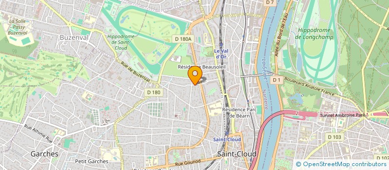 localisation de l'entreprise SCI BAILLARGE AA à SAINT-CLOUD