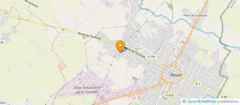 localisation de l'entreprise SCI BAILLARGEAU  REVEL