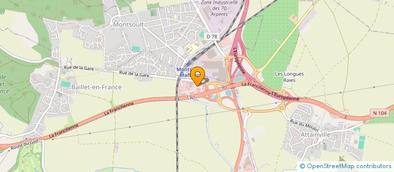 localisation de l'entreprise SCI BAILLET  BAILLET-EN-FRANCE