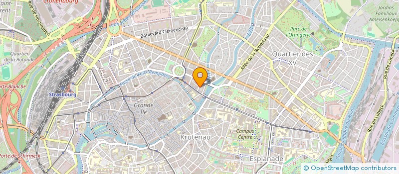 localisation de l'entreprise SCI BAILLET 67  STRASBOURG