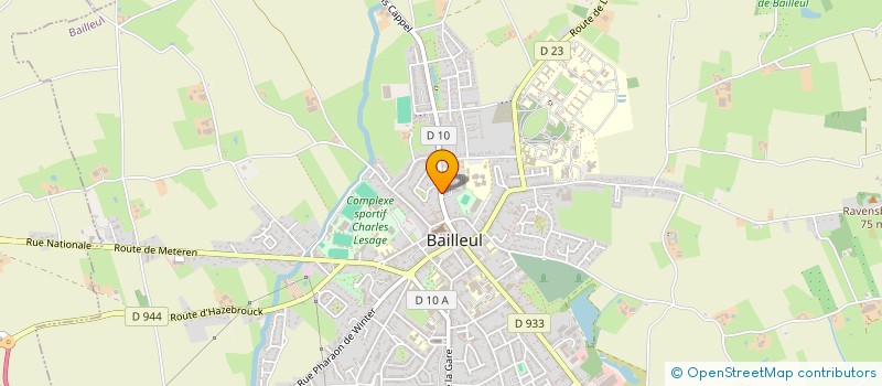 localisation de l'entreprise SCI BAILLEUL à BAILLEUL
