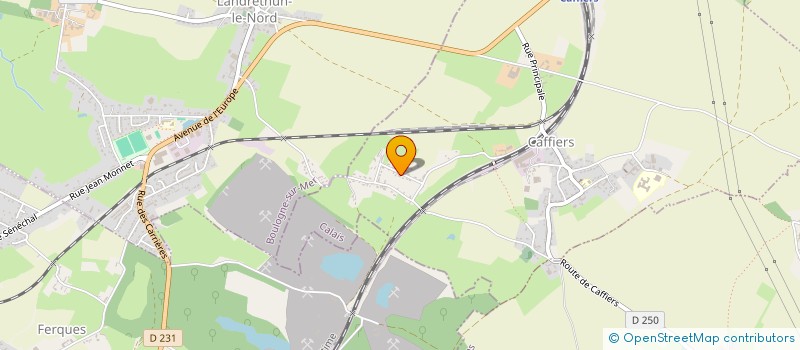 localisation de l'entreprise SCI BAILLEUX  CAFFIERS