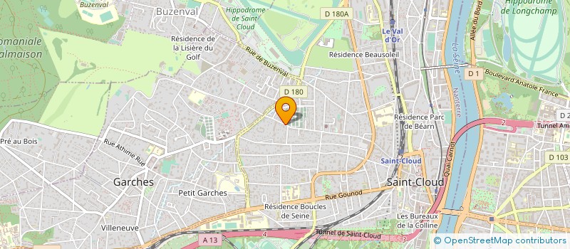 localisation de l'entreprise SCI BAILLON à SAINT-CLOUD