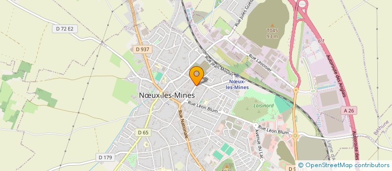 localisation de l'entreprise SCI BAILLOT  NUX-LES-MINES