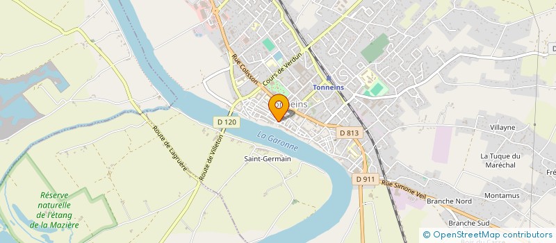 localisation de l'entreprise SCI BAILLOU  TONNEINS