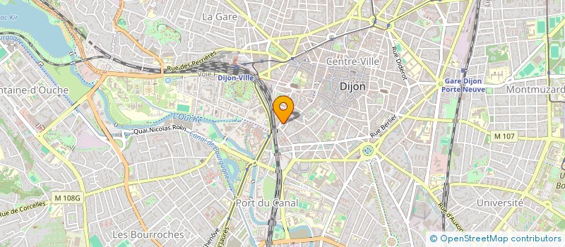 localisation de l'entreprise SCI BAILLY 17 à DIJON