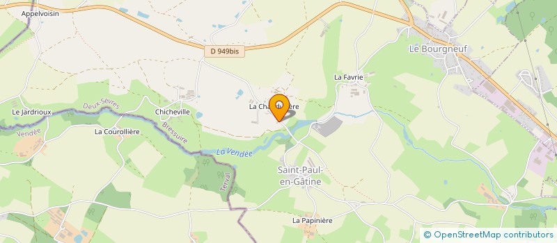 localisation de l'entreprise SCI BAILLY  SAINT-PAUL-EN-GATINE