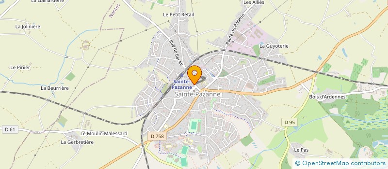 localisation de l'entreprise SCI BAILLY  SAINTE-PAZANNE