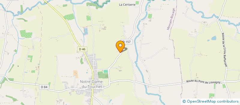 localisation de l'entreprise SCI BAILLY à MORTAIN-BOCAGE
