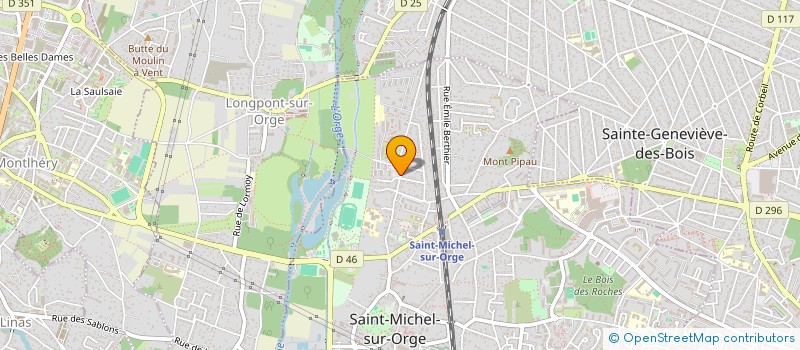 localisation de l'entreprise SCI BAILLY AER  SAINT-MICHEL-SUR-ORGE