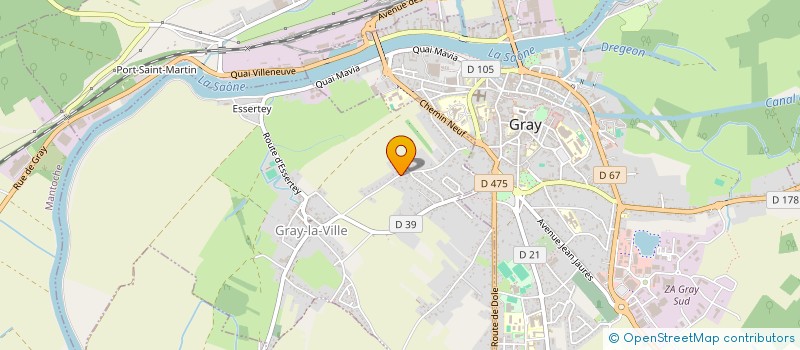 localisation de l'entreprise SCI BAILLY BOLOPION CHARTON  GRAY-LA-VILLE