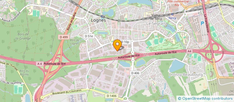 localisation de l'entreprise SCI BAILLY IMMO à LOGNES