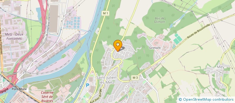 localisation de l'entreprise SCI BAILLY - JOPPIN à SAINT-JULIEN-LES-METZ