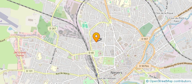 localisation de l'entreprise SCI BAINLOLE à NEVERS