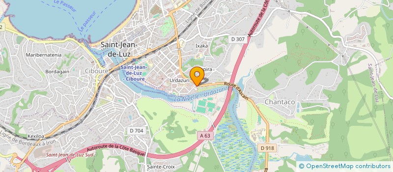 localisation de l'entreprise SCI BAIONA  SAINT-JEAN-DE-LUZ