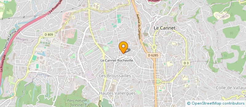 localisation de l'entreprise SCI BAIRRADA à LE CANNET