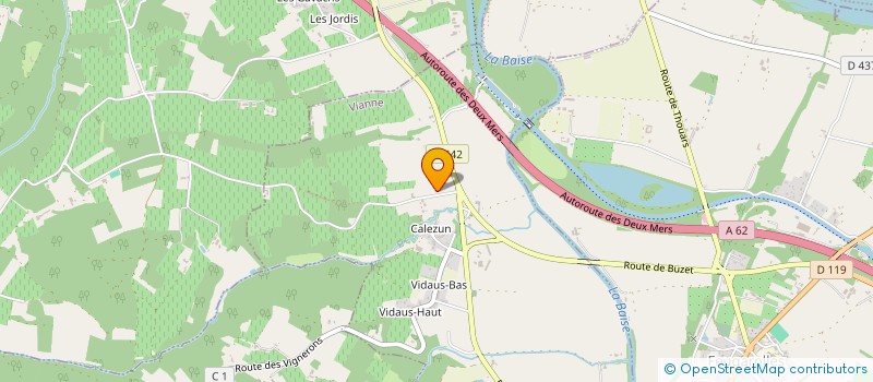 localisation de l'entreprise SCI BAISE-CONFLUENT  MONTGAILLARD-EN-ALBRET